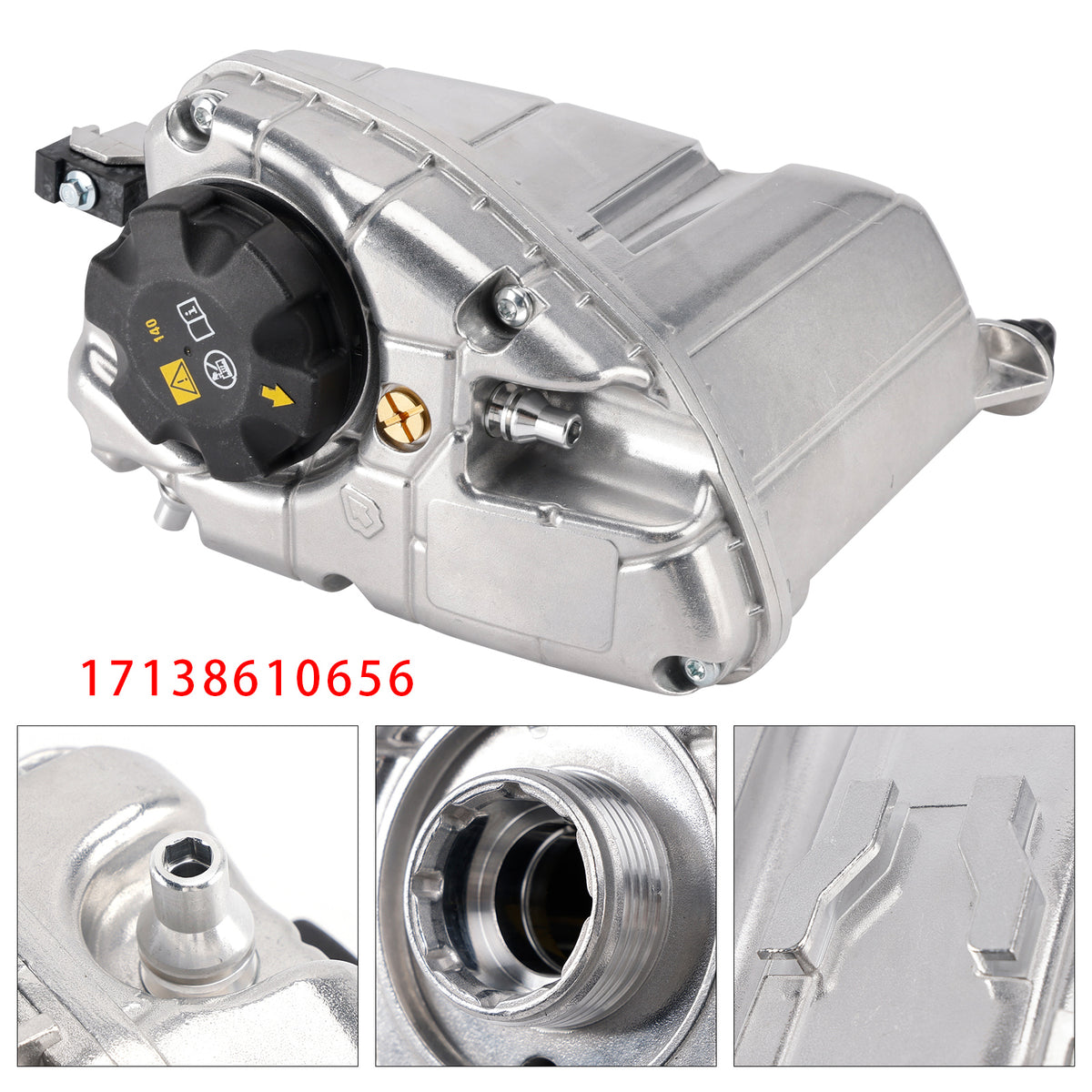2017-2021 BMW 740i xDrive Aluminum Coolant Reservoir Expansion Tank 17138610656 17 13 8 610 656 Generic
