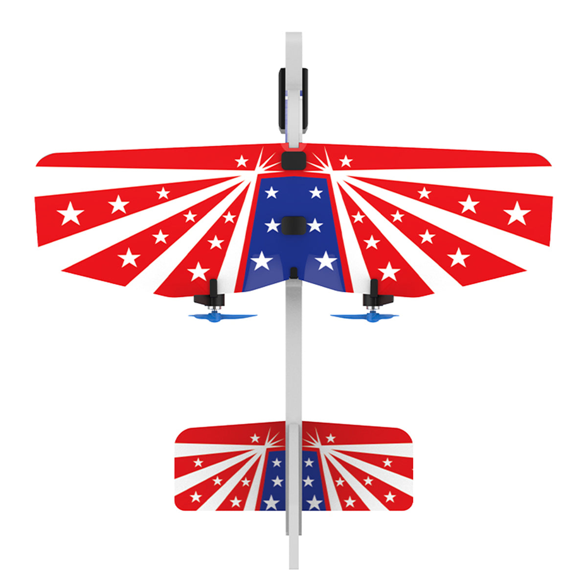 KF800 2.4G Remote Control Glider With Cool Light Plane Flying Airplane Toy Red