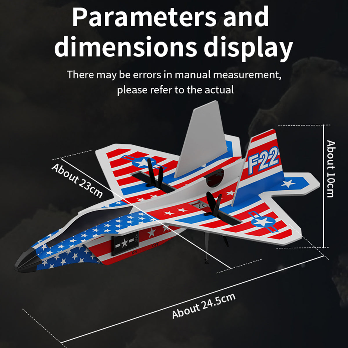 KF804 2.4G Remote Control Glider With Cool Light Flying Airplane Toy Gift Red