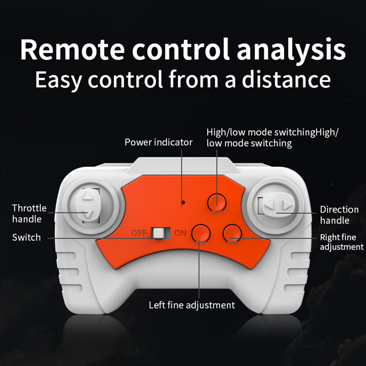 KF804 2.4G Remote Control Glider With Cool Light Flying Airplane Toy Gift Red
