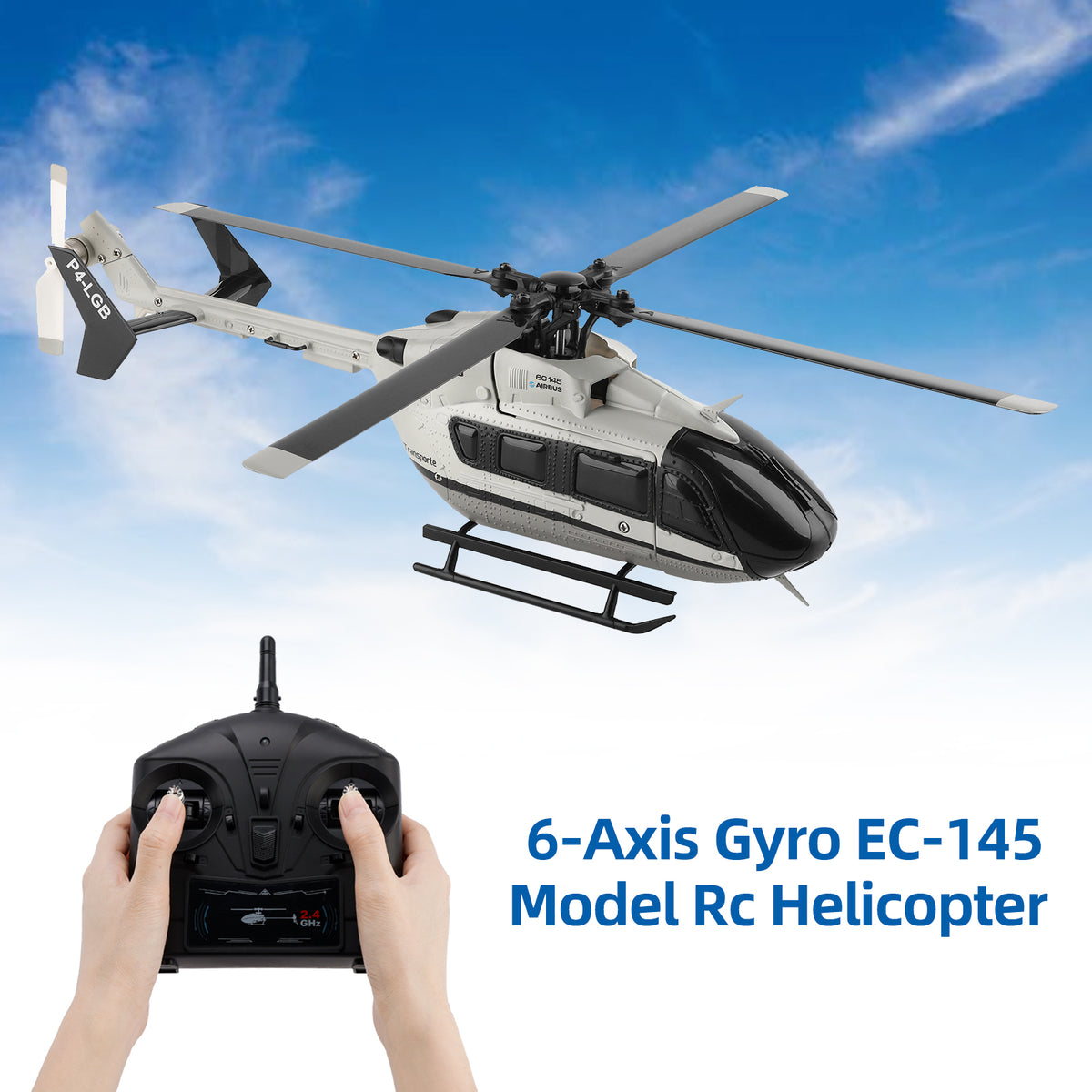 WLtoys K160 Brushless Motor 2.4Ghz 4CH 6-Axis Gyro EC-145 Model RC Helicopter