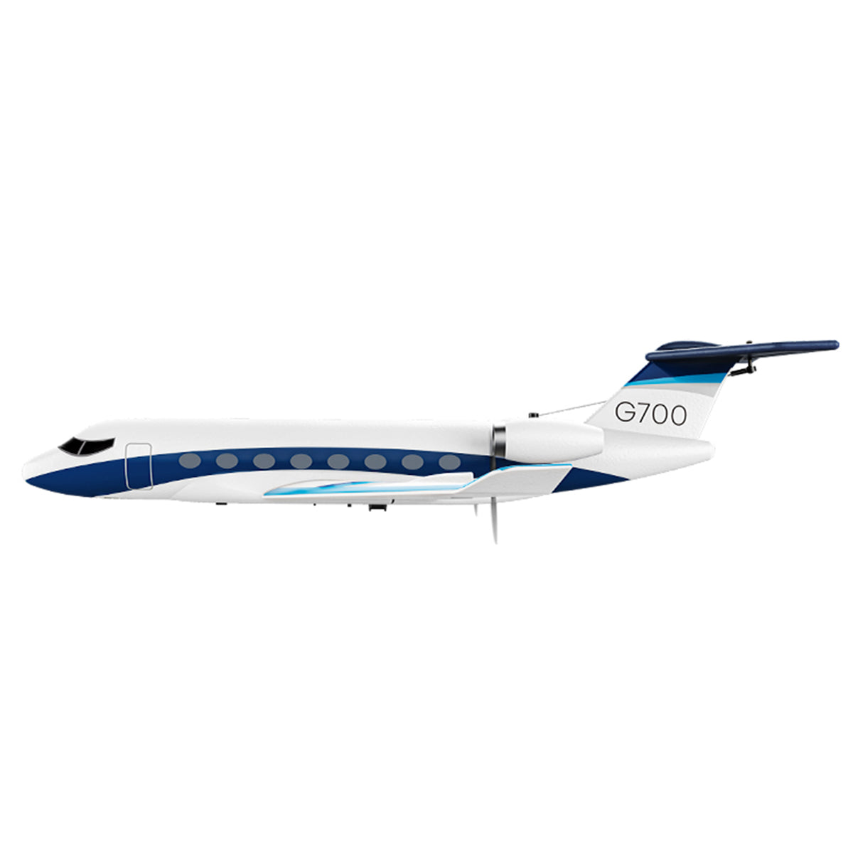 Z67 2.4G Remote Control Fixed Wing Passenger Airplane Toy Gift With 2 Batteries