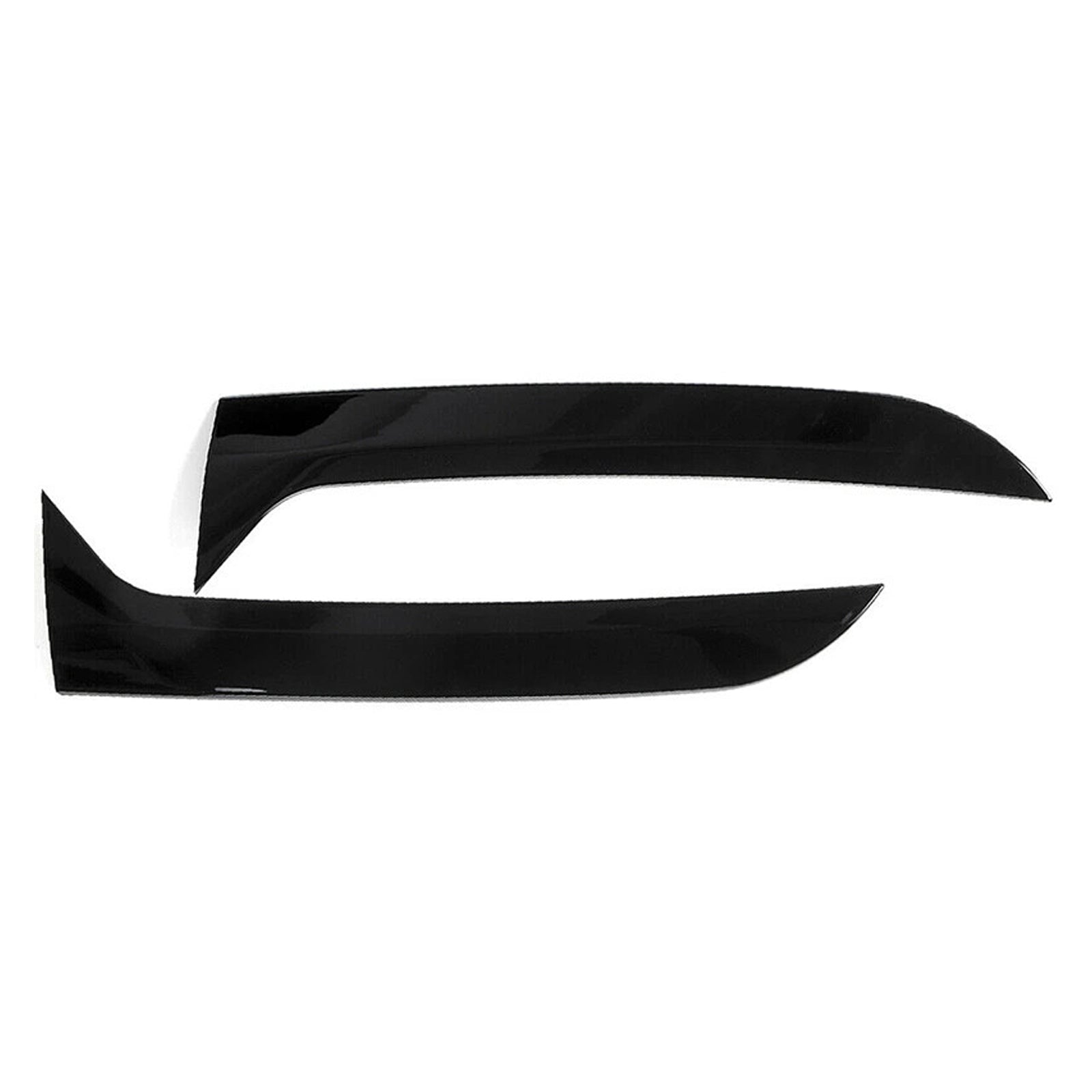 2007-2016 VW Tiguan MK1 Gloss Black Pair Rear Window Side Wing Spoiler