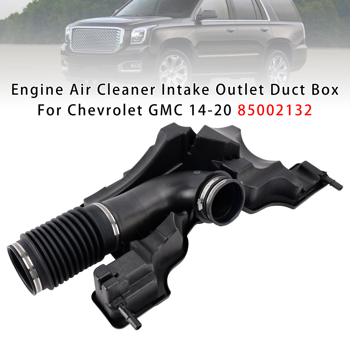 Engine Air Cleaner Intake Outlet Duct Box For Chevrolet GMC 14-20 85002132