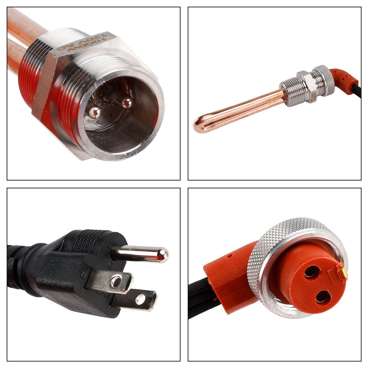 F7TZ-6A051-AA Engine Block Heater for Ford 7.3 7.3L Diesel 97-03 120V 1000W