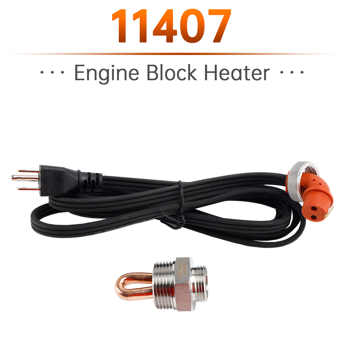11407 Engine Block Heater for Yanmar 3T72HLE 4TN82E 4TNE98 YYDXL4.4 1 D4T