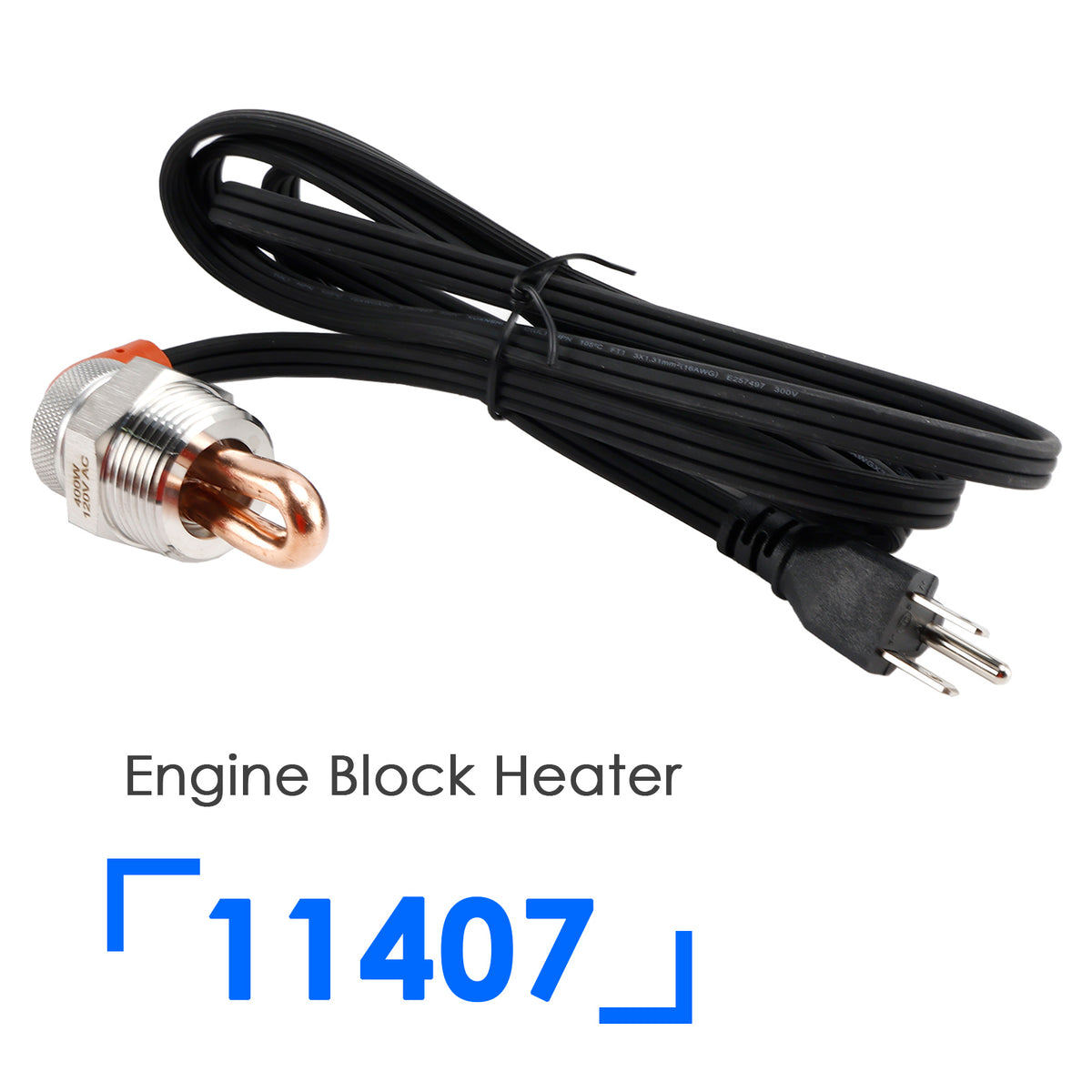11407 Engine Block Heater for Yanmar 3T72HLE 4TN82E 4TNE98 YYDXL4.4 1 D4T