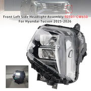 Front Left Side Headlight Assembly 92101-CW650 For Hyundai Tucson  2025-2026