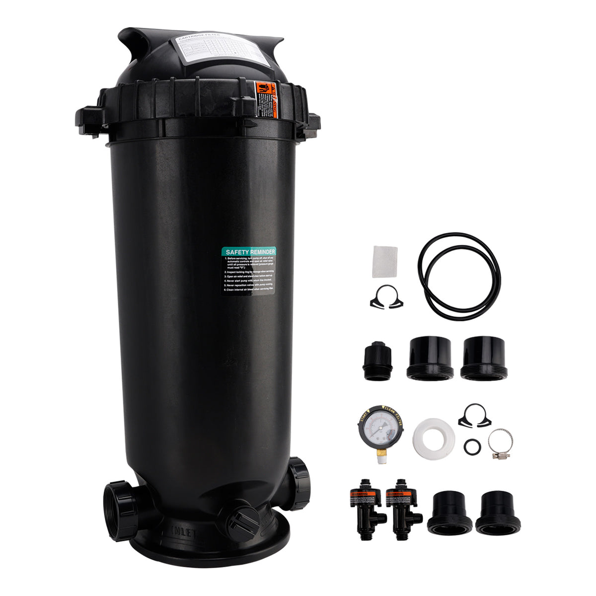 W3C17502 Pool Cartridge Filter Assembly 175 Sq.Ft For Hayward StarClear Plus