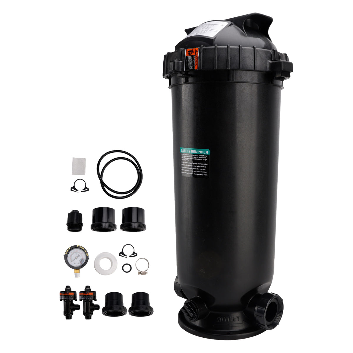 W3C17502 Pool Cartridge Filter Assembly 175 Sq.Ft For Hayward StarClear Plus