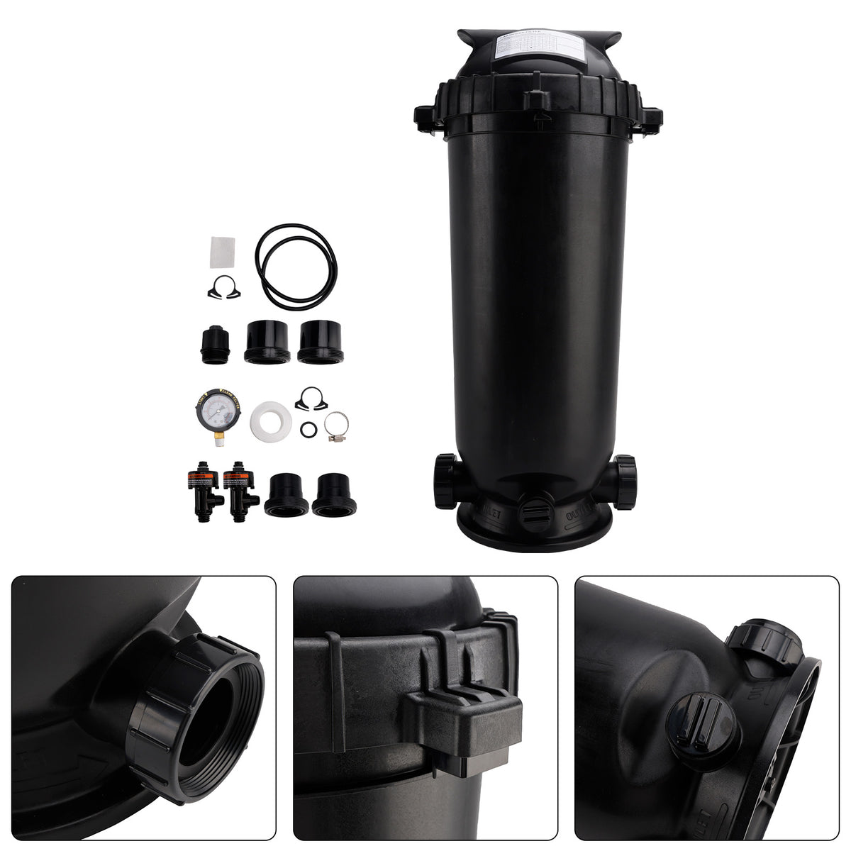 W3C12002 Pool Cartridge Filter Assembly 120 Sq.Ft For Hayward StarClear Plus