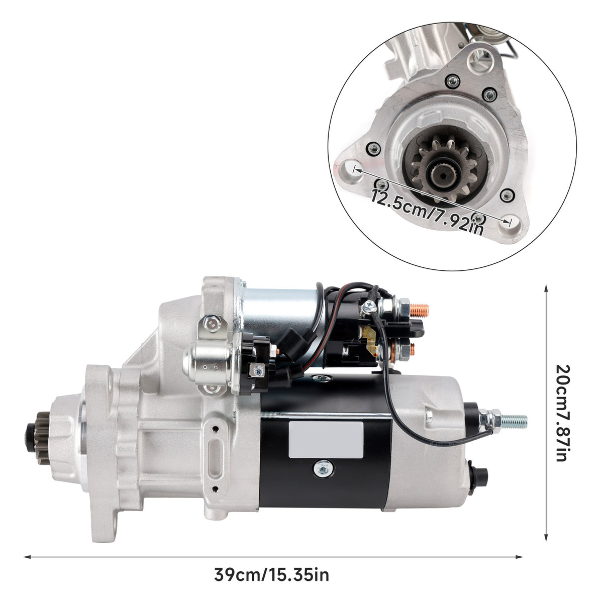 8200433 Starter 12V For Cummins 39MT Freightliner Peterbilt Trucks MBE4000