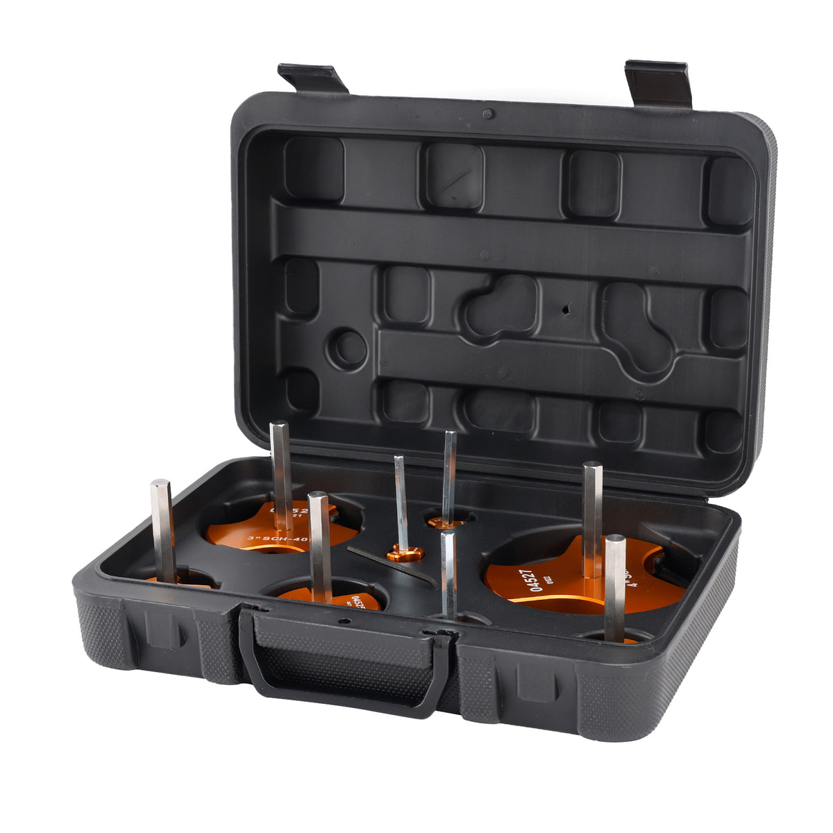 8 PCS Triple Blade PVC Pipe Reamer Kit Pipe Fitting Reamer Tool For Plumbing
