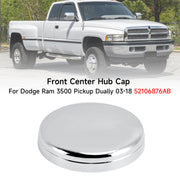 2011-2018 RAM 3500 (5 slot 17" steel wheels) Front Center Hub Cap 52106876AB 52106876AD Generic