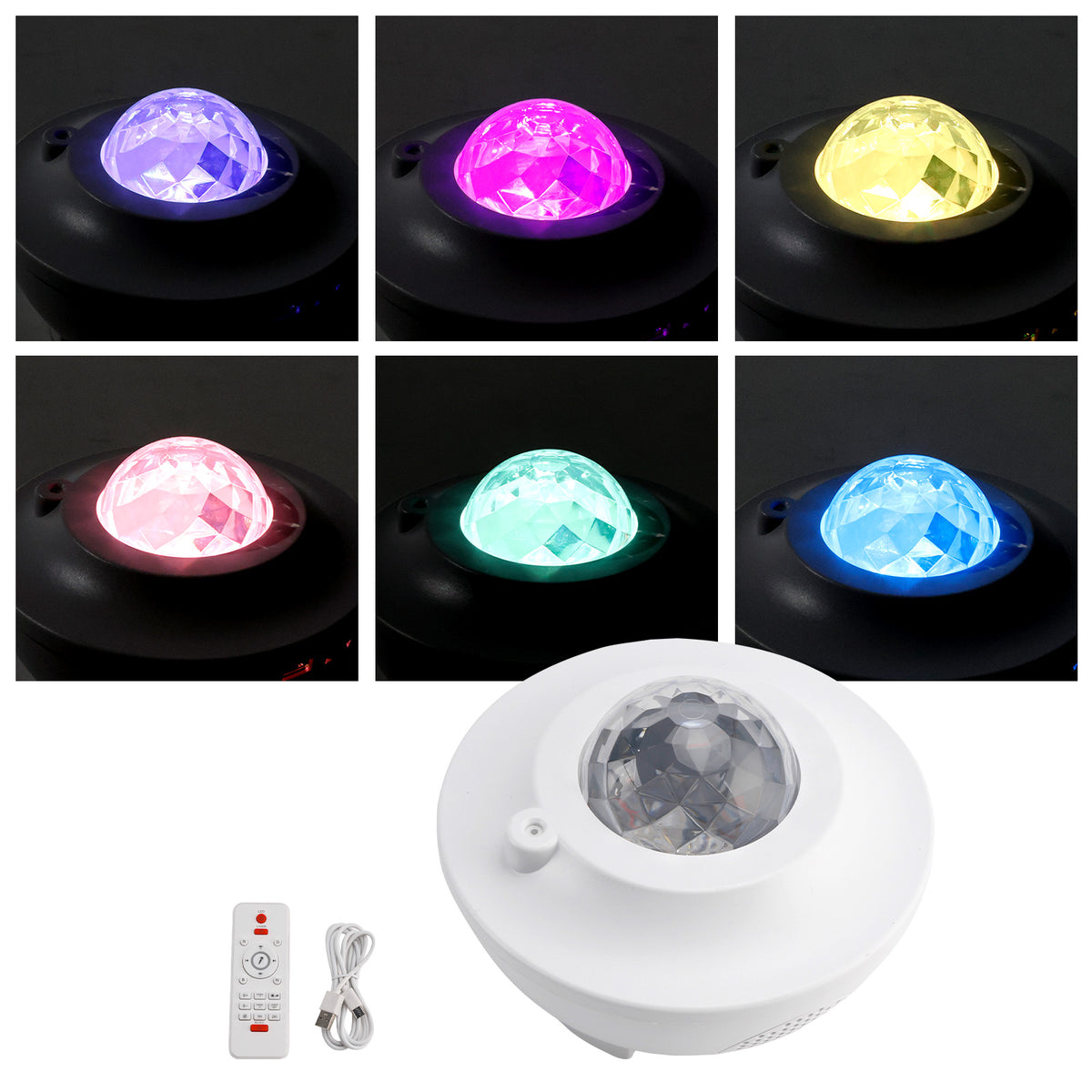 Projector Galaxy Starry Sky Night Light Ocean Star Party Lamp Bluetooth&Remote