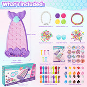 Friendship Bracelet Making Kit DIY Art Craft 6-12 Year Girl Birthday Gift Purple