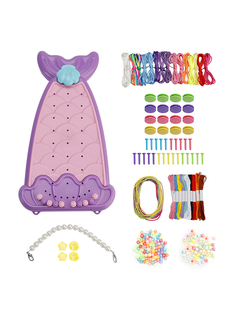 Friendship Bracelet Making Kit DIY Art Craft 6-12 Year Girl Birthday Gift Purple