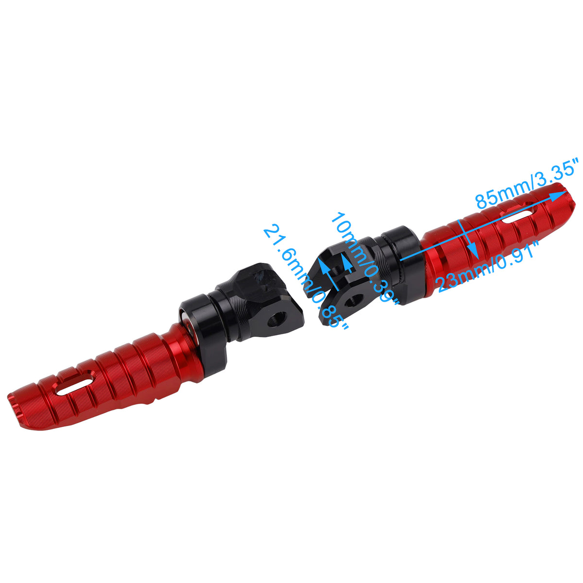 Front Footrests Foot Pegs fit for INDIAN FTR1200 2019-2025 FTR S Red