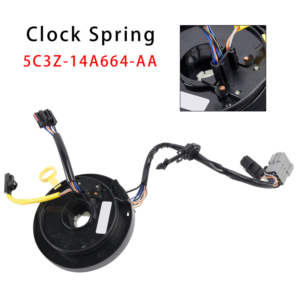 5C3Z-14A664-AA Steering Wheel Reel Clock Spring For Ford F-250 350 Super Duty