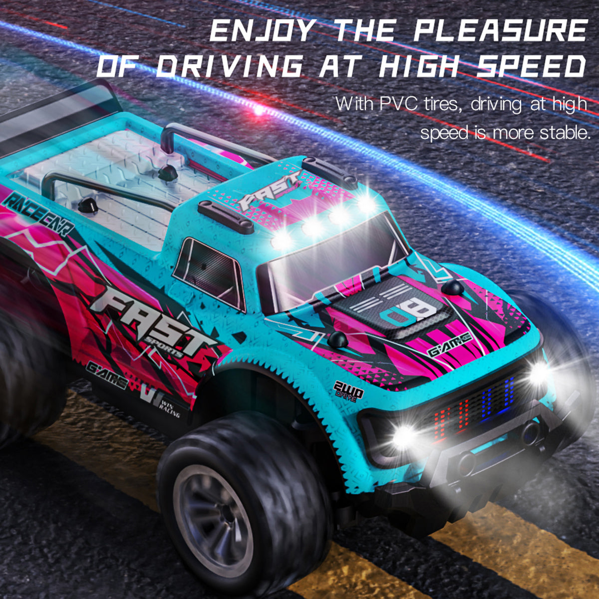 KF23 1:20 Scale 2WD With Two Batteries Remote Control Off Road Racing Car Toy