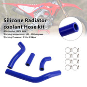 Silicone Radiator coolant Hose kit Fit For Honda CRF450R RX RWE 21-25 Blue