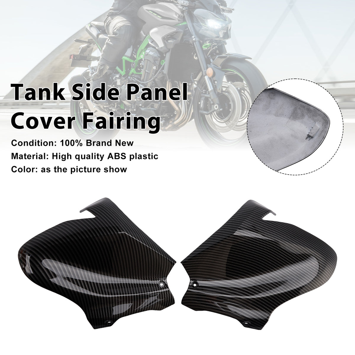 Tank Side Cover Panel Fairing For Kawasaki Z900 2025-2026