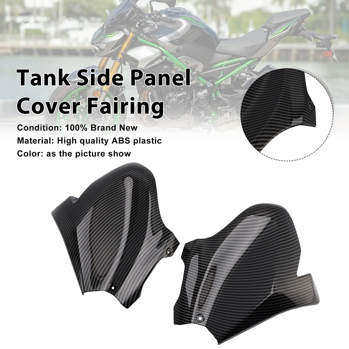 Tank Side Cover Panel Fairing For Kawasaki Z900 2025-2026