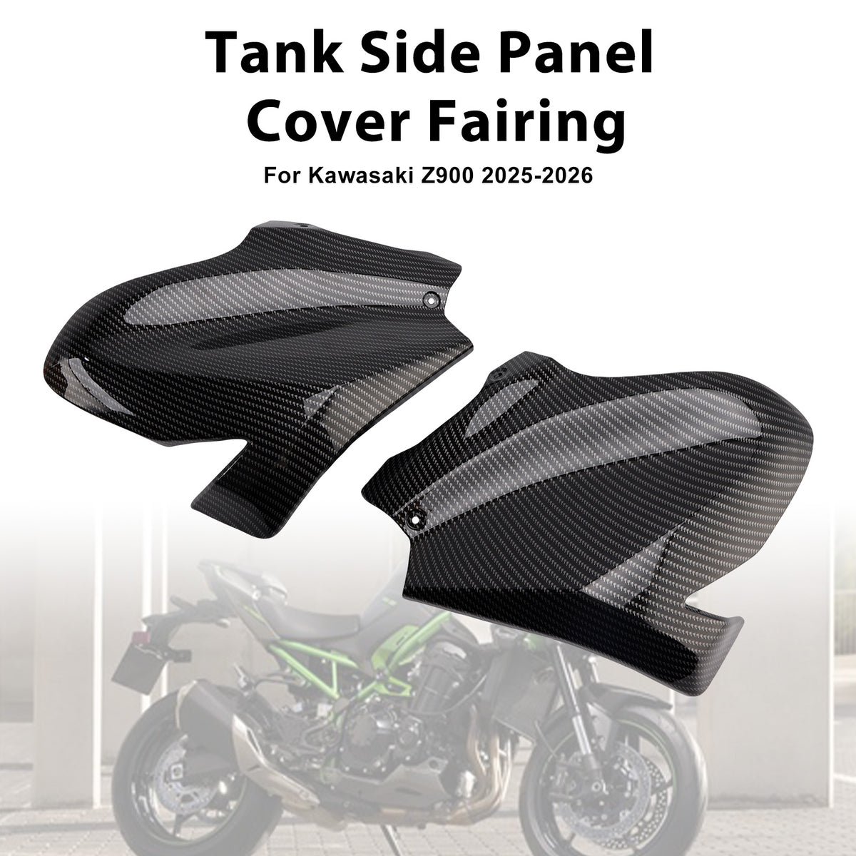 Tank Side Cover Panel Fairing For Kawasaki Z900 2025-2026