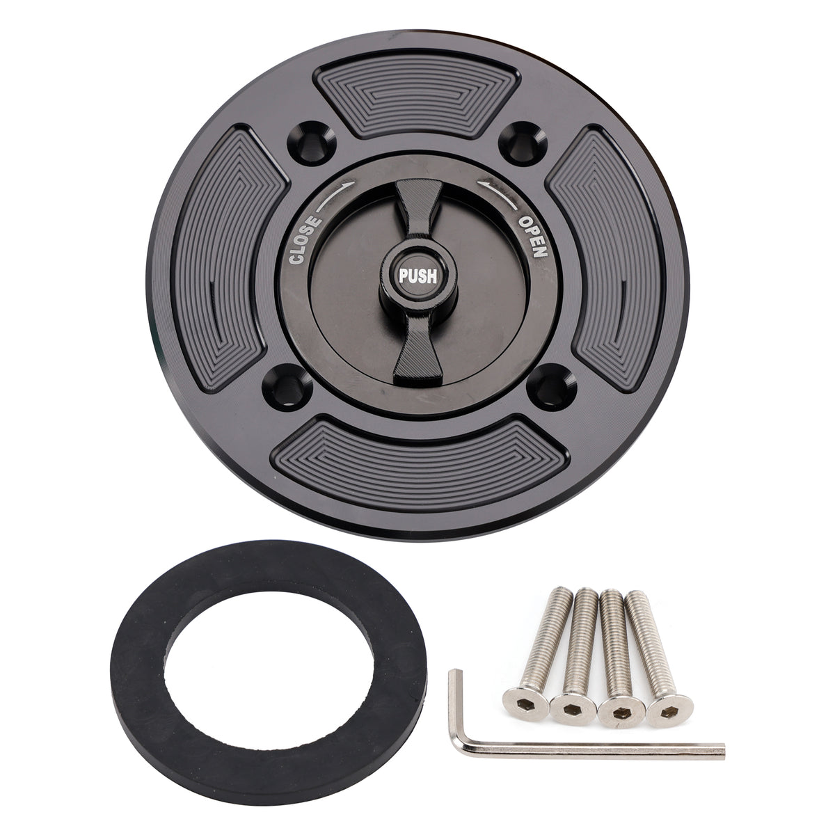 Quick Release Racing Fuel Gas Tank Cap For Kawasaki ZX-6R Ninja ZX636 2019-2025