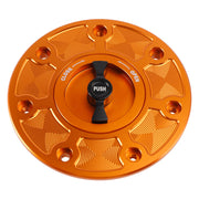 Quick Release Fuel Gas Tank Cap For Duk 390 250 RC 390 Duk 790 890 17-20 Orange