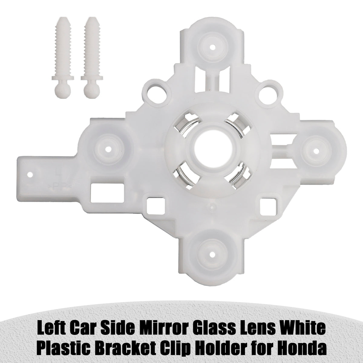 2016-2020 Honda 10th CIVIC Left Car Side Mirror Glass Lens White Plastic Bracket Clip Holder Generic