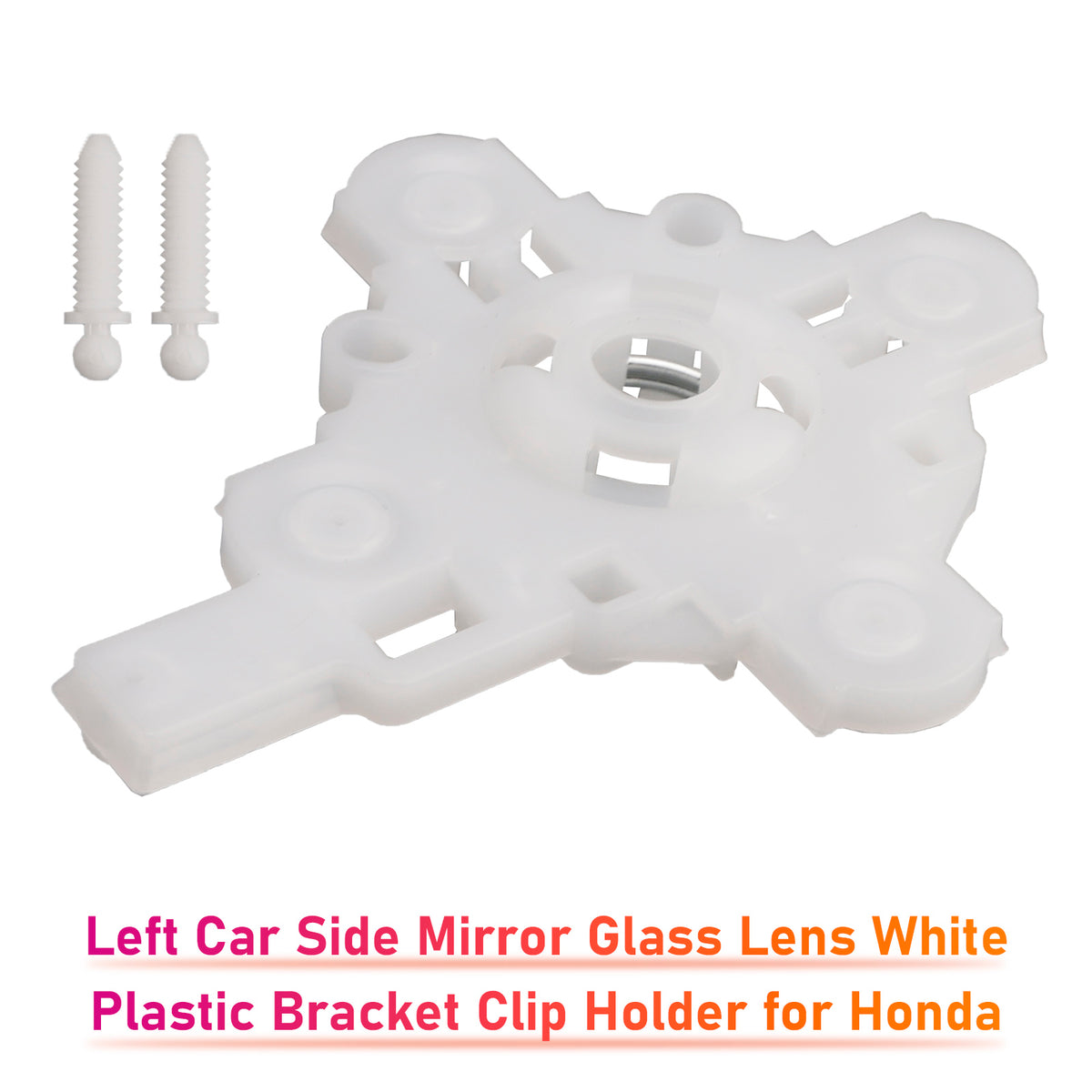 2016-2020 Honda 10th CIVIC Left Car Side Mirror Glass Lens White Plastic Bracket Clip Holder Generic