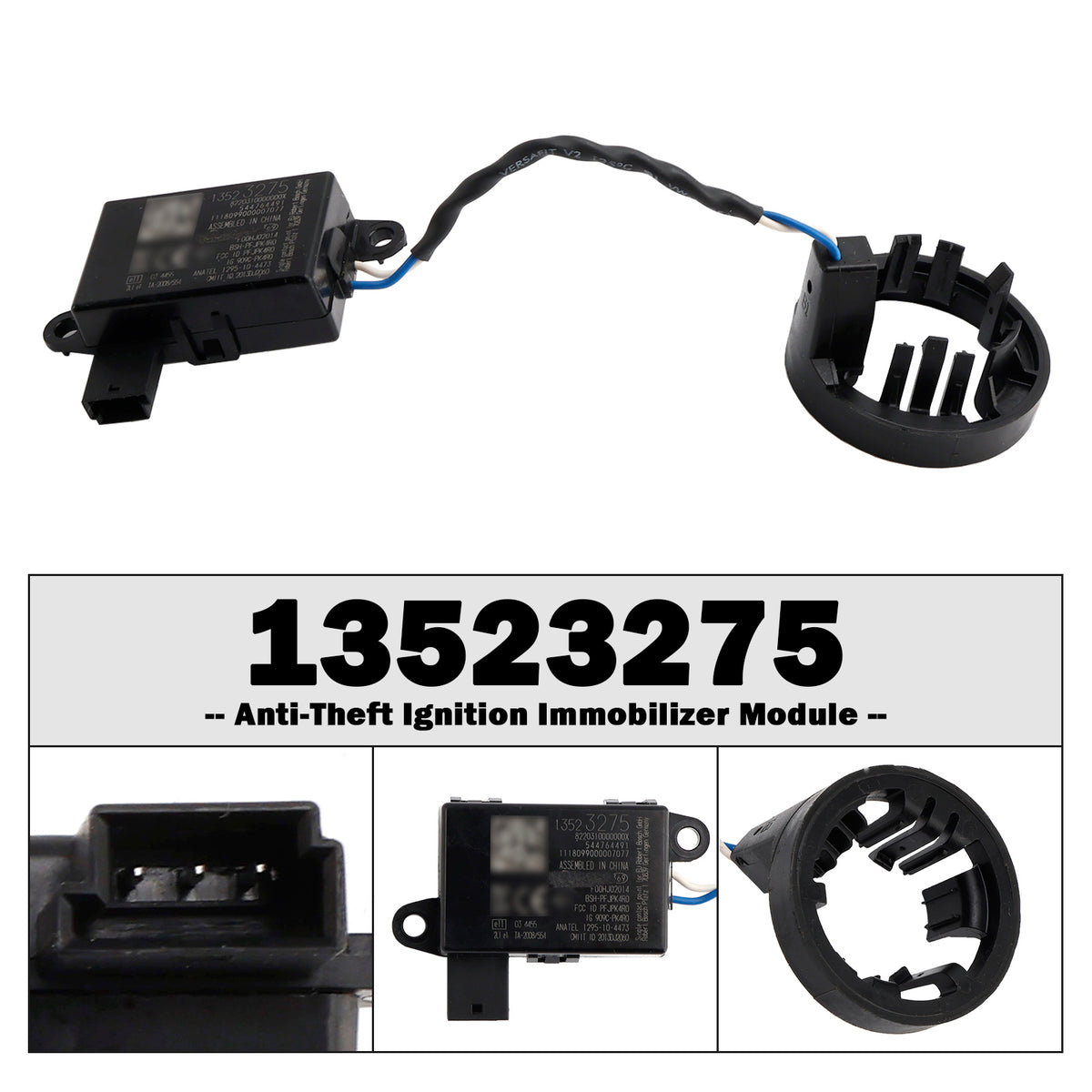 2016 Chevrolet Spark EV Anti-Theft Ignition Immobilizer Module 13523275 Generic