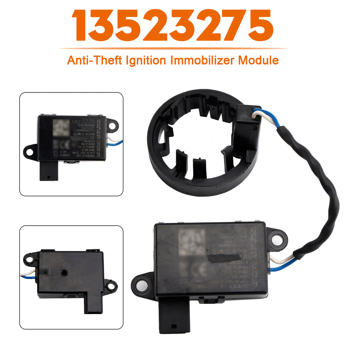 2016 Chevrolet Spark EV Anti-Theft Ignition Immobilizer Module 13523275 Generic