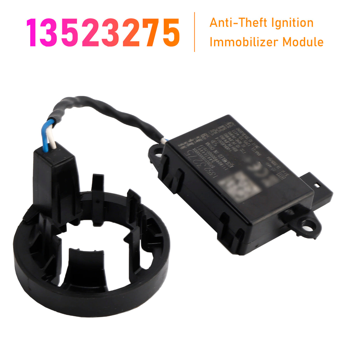 2016 Chevrolet Spark EV Anti-Theft Ignition Immobilizer Module 13523275 Generic