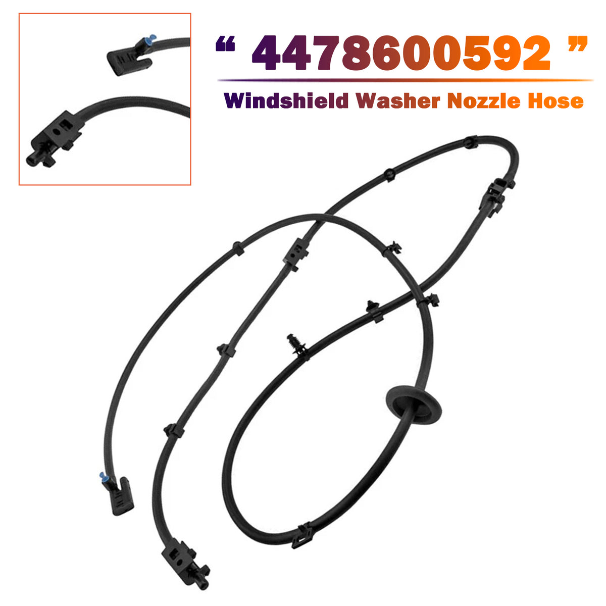 Windshield Washer Nozzle Hose Heated for Mercedes Vito W447 4478600592