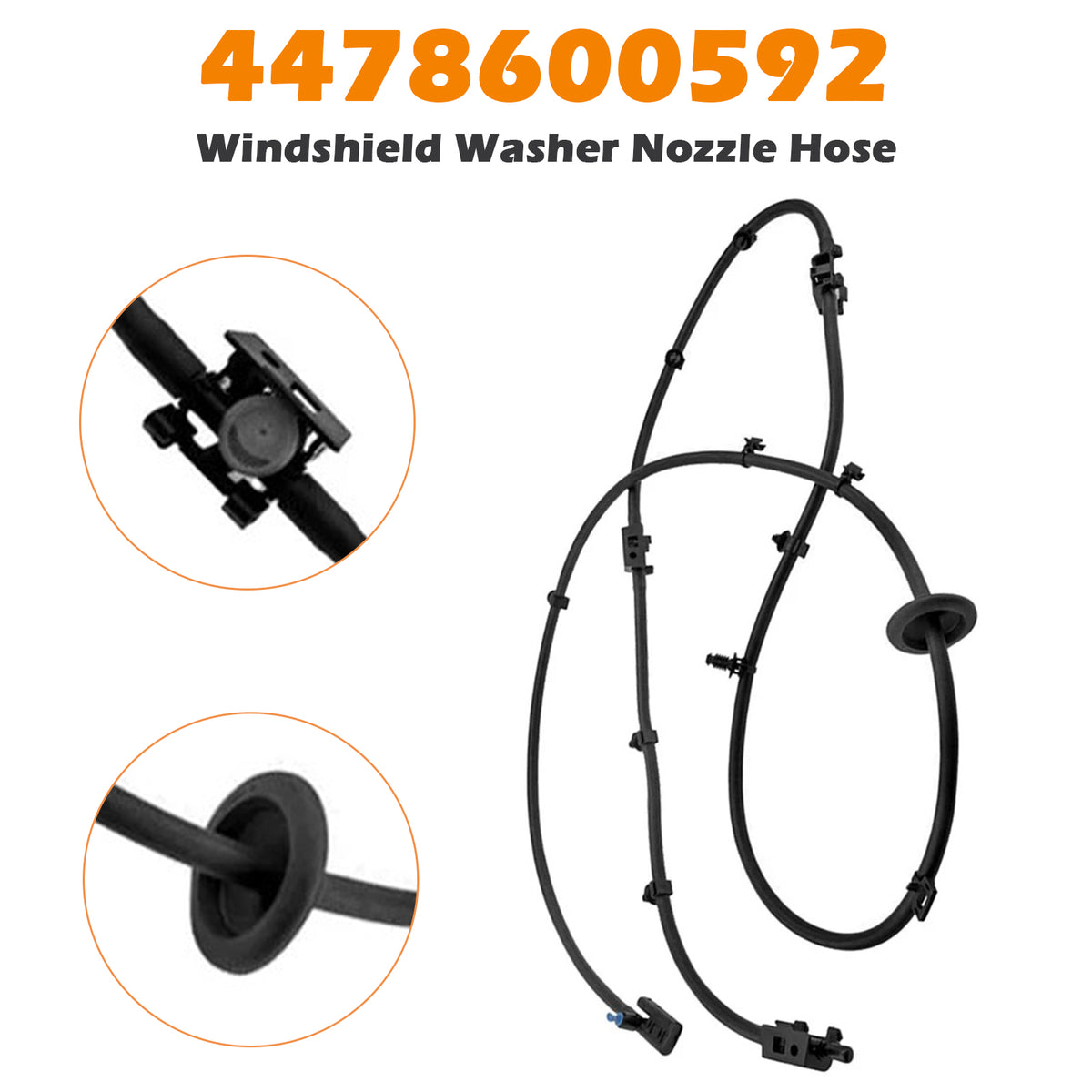 Windshield Washer Nozzle Hose Heated for Mercedes Vito W447 4478600592