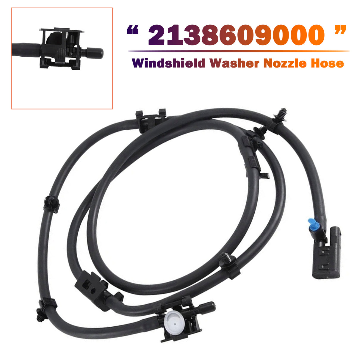 Windshield Washer Nozzle Hose Heated for Mercedes Benz E43 W213 2138609000