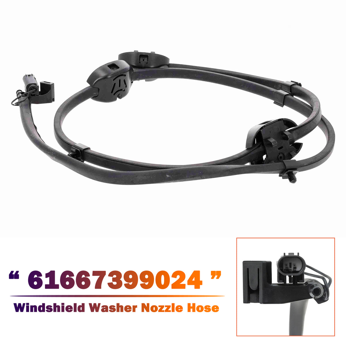 Windshield Washer Nozzle Hose for BMW X3 G01 2018-2024 61667399024