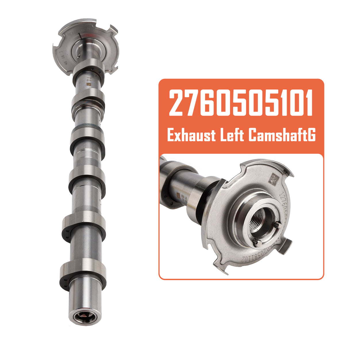 Exhaust Left Camshaft for Mercedes-Benz C400 C43 AMG E400 E43 AMG 2760505101