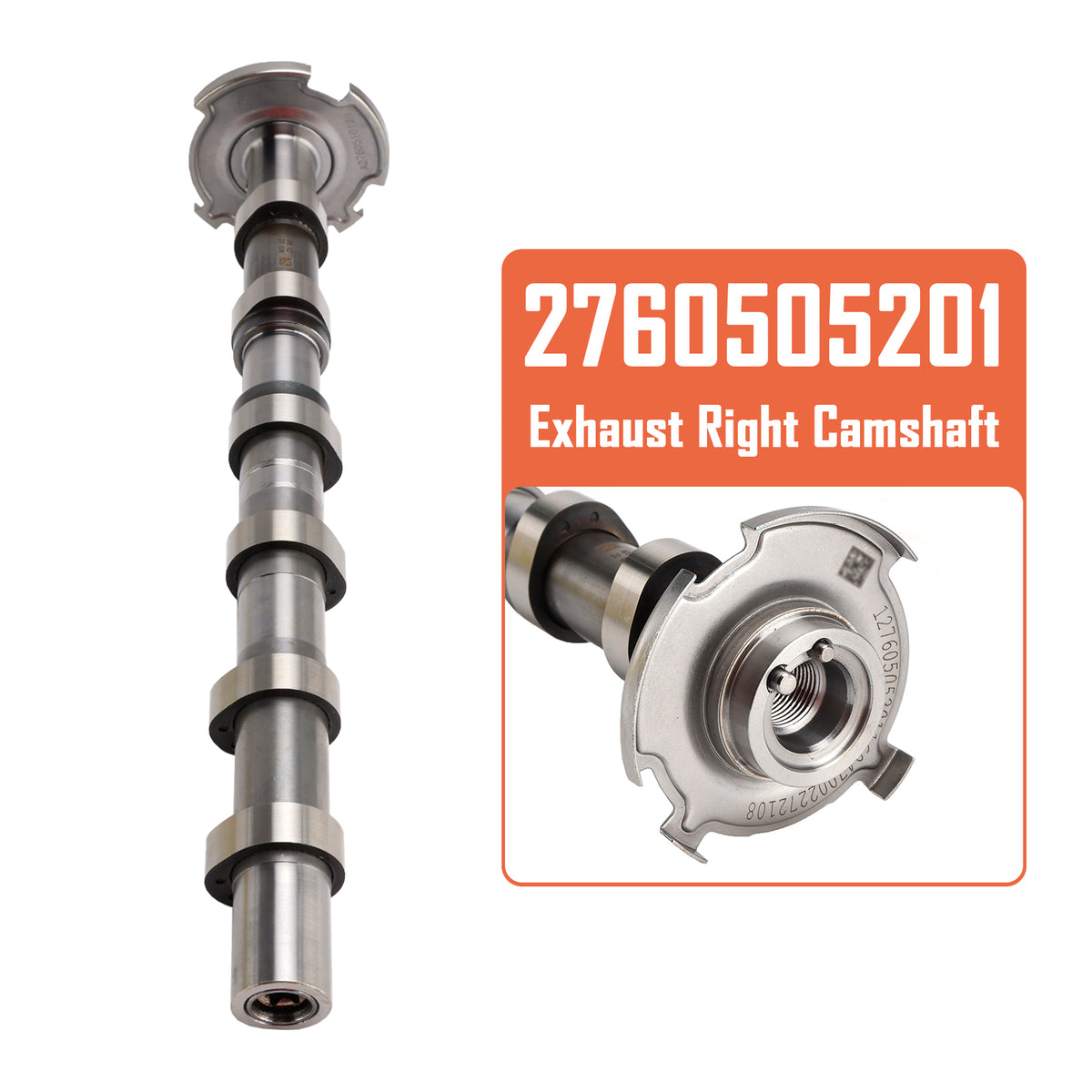 2015-2015 Mercedes-Benz ML400 4Matic W166 V6 3.0L Exhaust Right Camshaft 2760505201 A2760505201 Generic