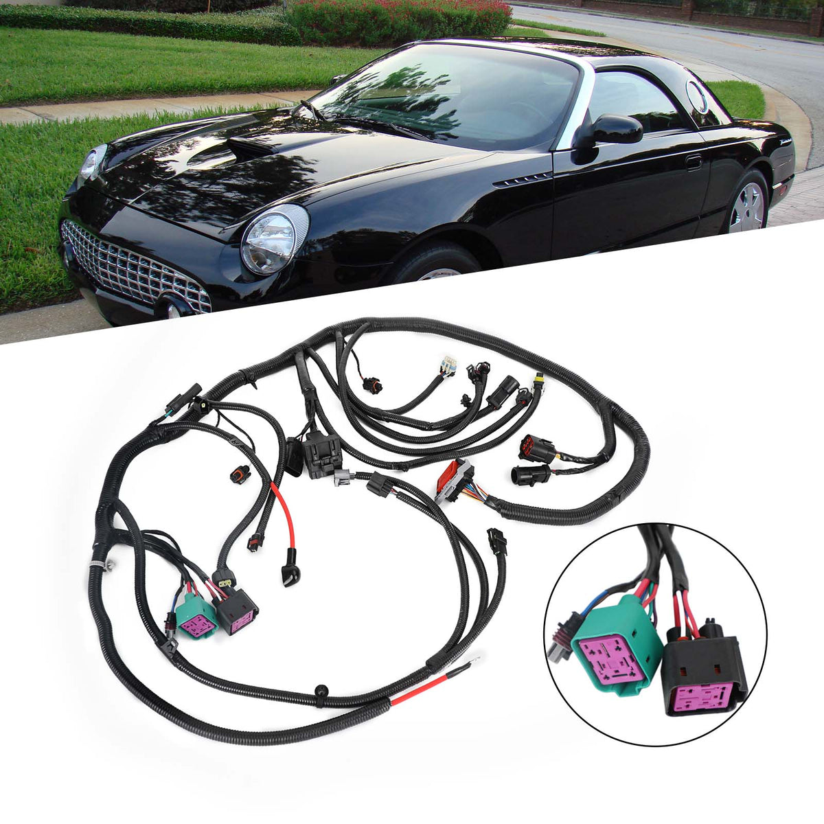 3C3Z-12B637-BA Engine Wiring Harness for Ford F250 F350 F450 6.0L V8 2003