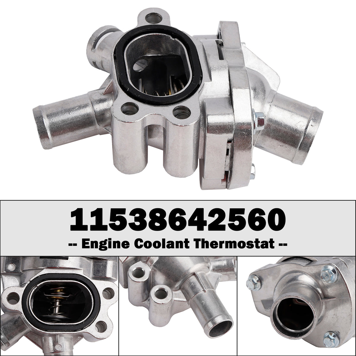2006-2007 Volvo C70 2.4L 5-cylinder Thermostat Housing Aluminum Upgrade Kit 31319606 1371932 Generic