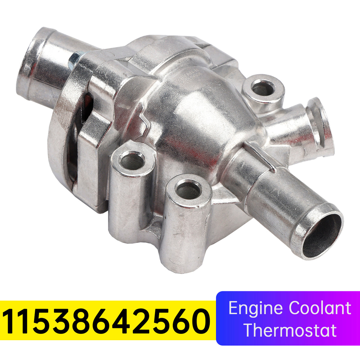 2006-2007 Volvo C70 2.4L 5-cylinder Thermostat Housing Aluminum Upgrade Kit 31319606 1371932 Generic