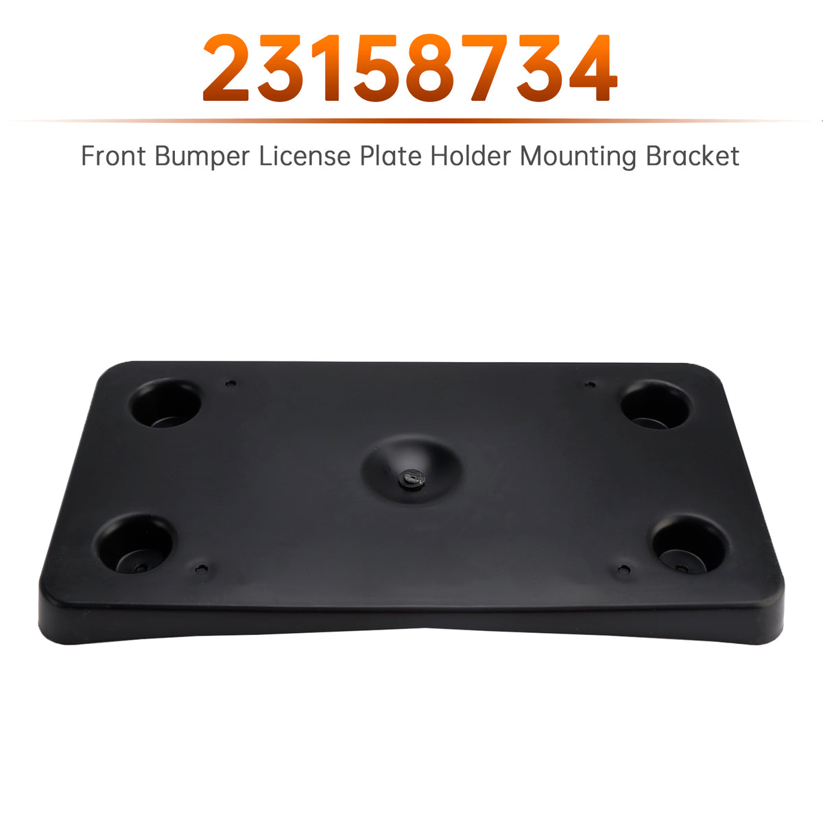 Front Bumper License Plate Holder Mounting Bracket for Cadillac Escalade 2015-20