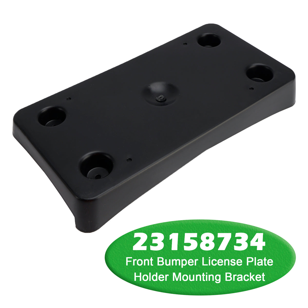 Front Bumper License Plate Holder Mounting Bracket for Cadillac Escalade 2015-20