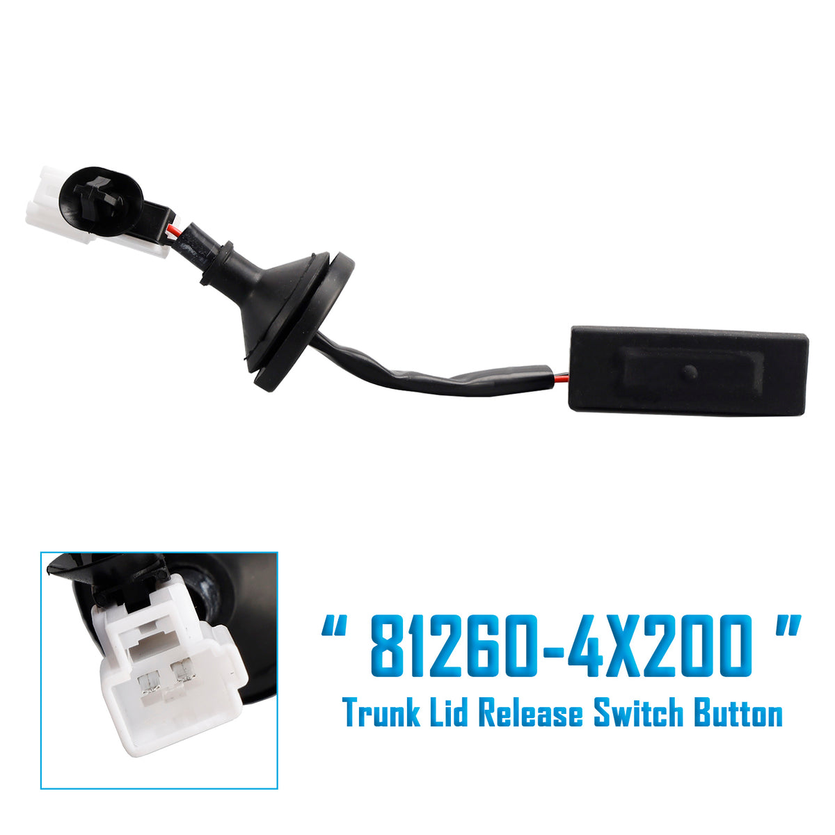 Trunk Lid Release Switch Button for Kia Rio 2011-2016 81260-4X200