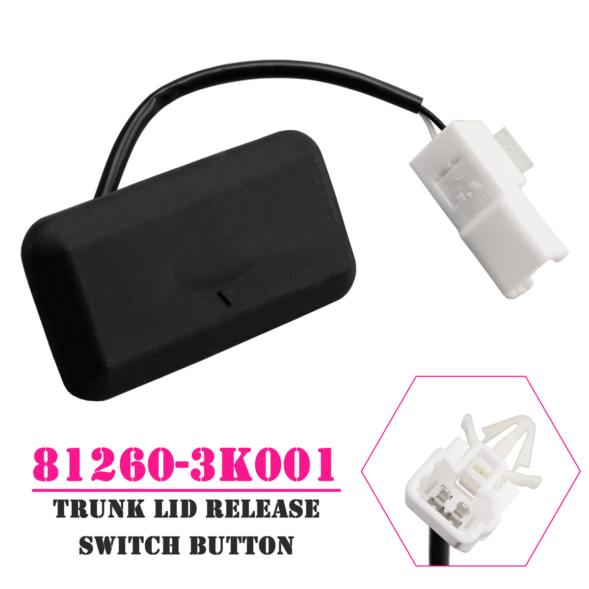 Trunk Lid Release Switch Button for Hyundai Elantra Sedan 2011-2016 81260-3K001