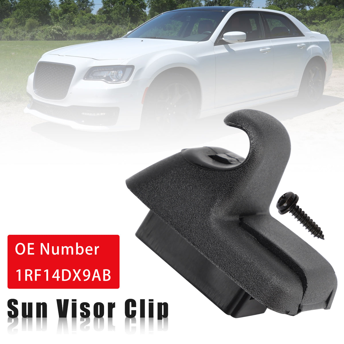 2011-2020 Dodge Charger Black Sun Visor Clip 1RF14DX9AB Generic