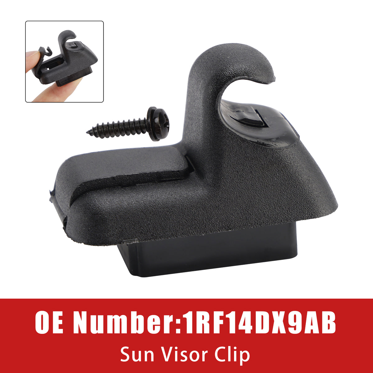 2011-2020 Dodge Charger Black Sun Visor Clip 1RF14DX9AB Generic